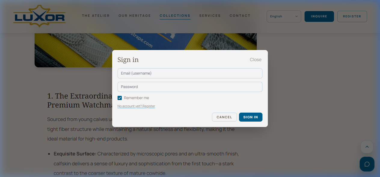 3. Register & Login your account